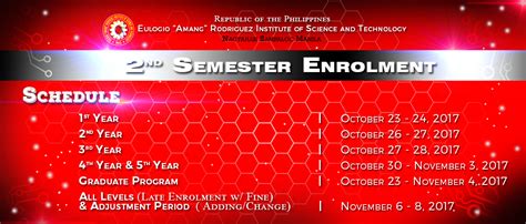 earist class schedule|Program Offerings .